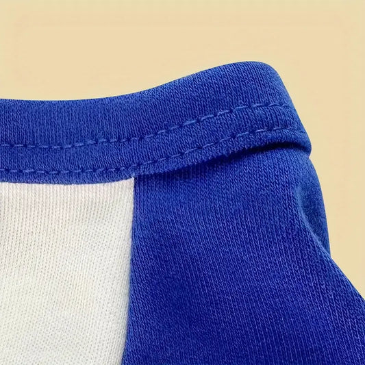 Spoiled Rotten Pup University Raglan Dog TShirt - White/Blue, Pink/Lilac, Gray/Black