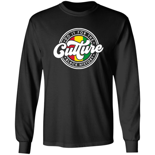 Do it for the Culture Black History Month Dog Mom/Dad LS TShirt or Hoodie