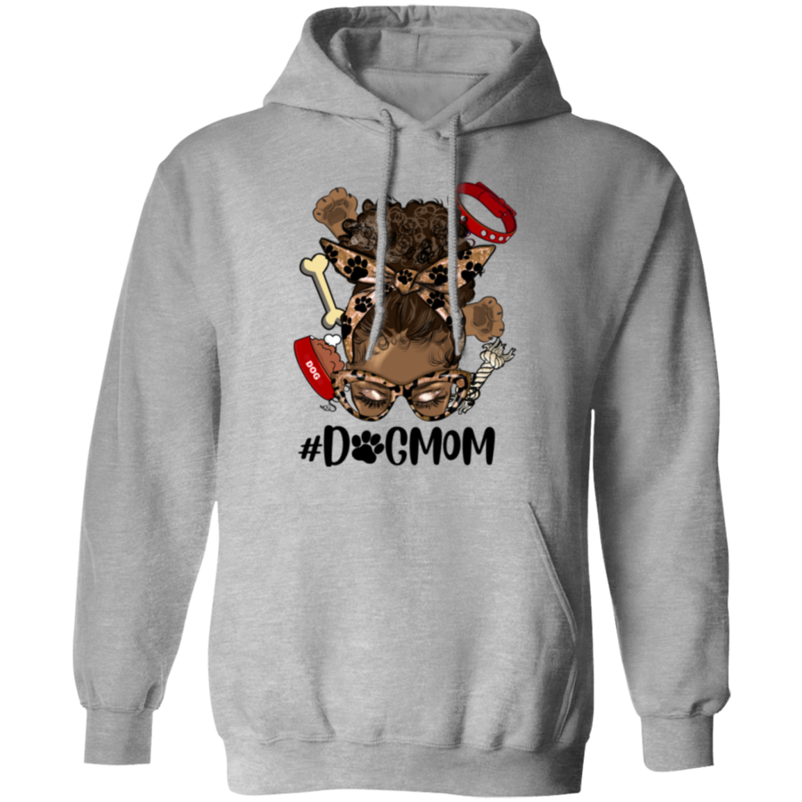 Sista Messy Bun Dog Mom Hoodie or Sweatshirt