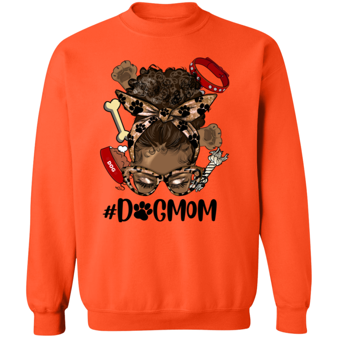 Sista Messy Bun Dog Mom Hoodie or Sweatshirt