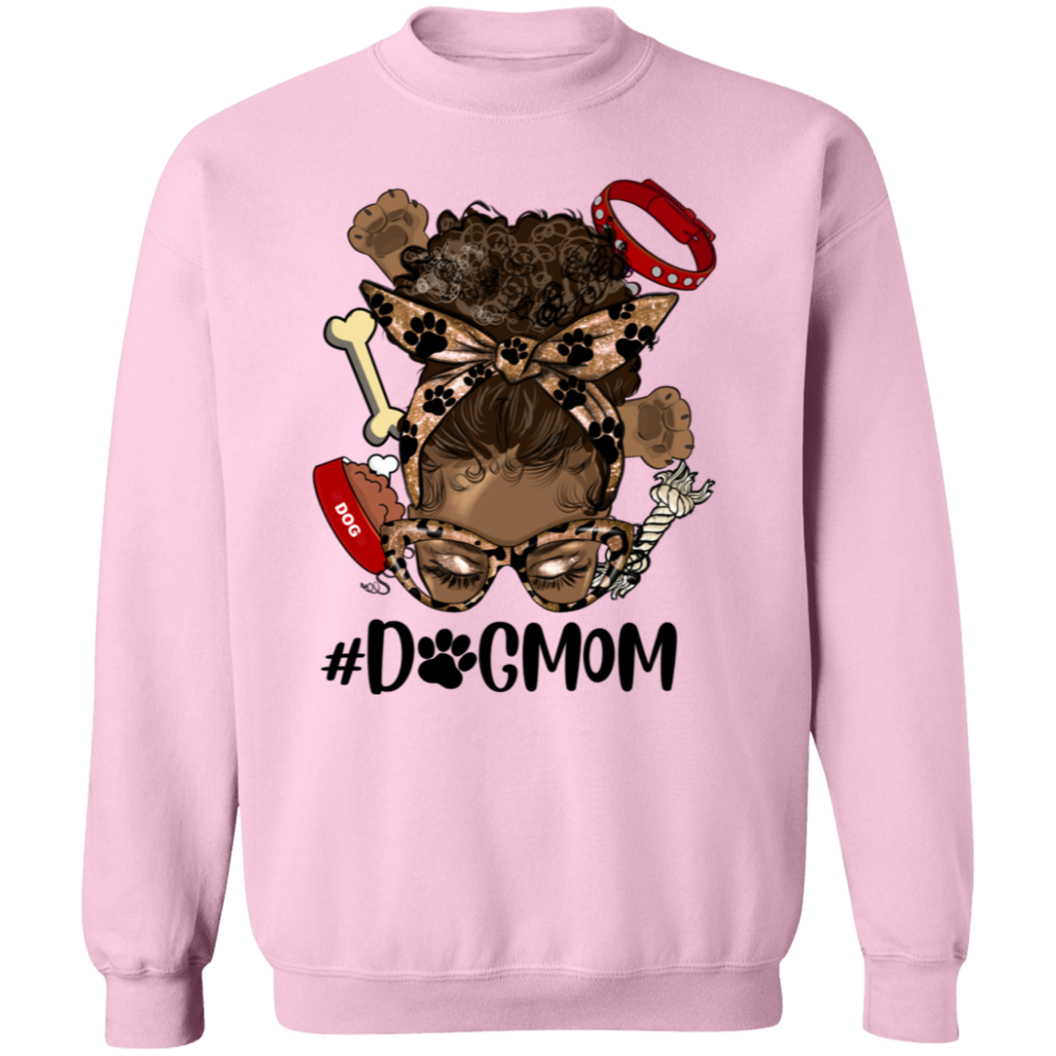 Sista Messy Bun Dog Mom Hoodie or Sweatshirt