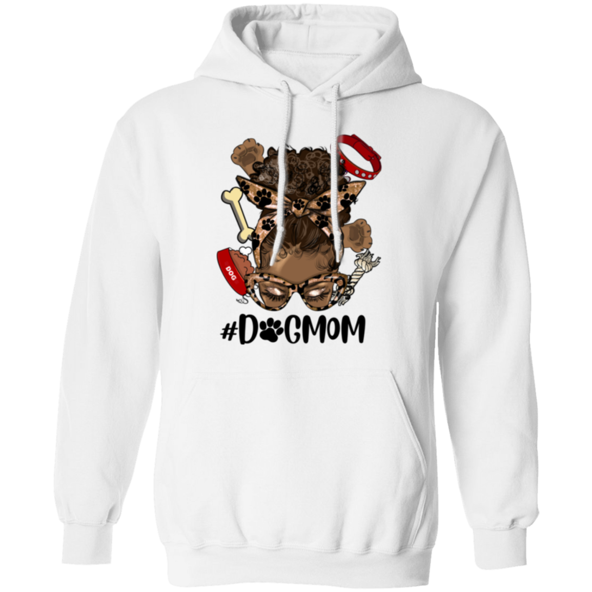 Sista Messy Bun Dog Mom Hoodie or Sweatshirt