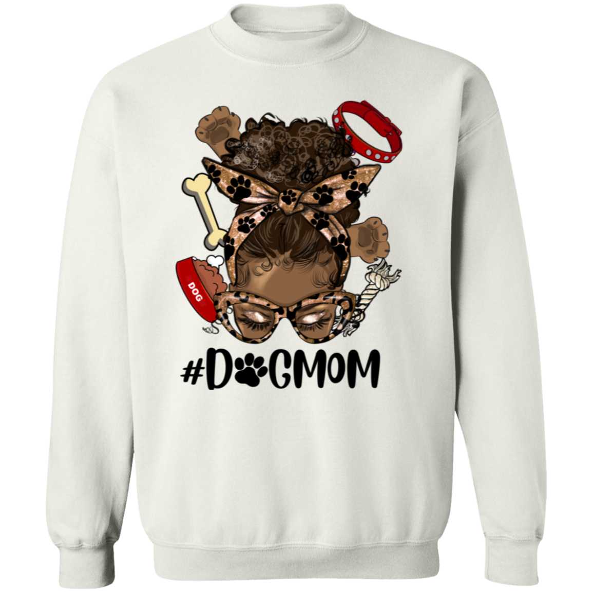 Sista Messy Bun Dog Mom Hoodie or Sweatshirt