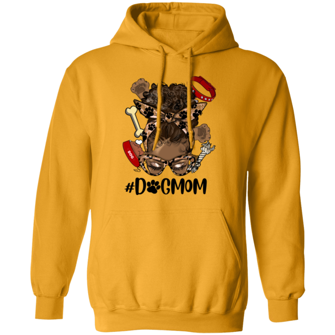Sista Messy Bun Dog Mom Hoodie or Sweatshirt