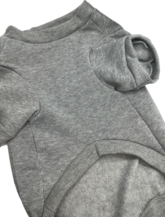 Distressed Rolling Stones Gray Sweatshirt for Dogs