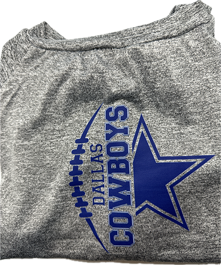 Dallas Cowboys Light Gray Dog T Shirt
