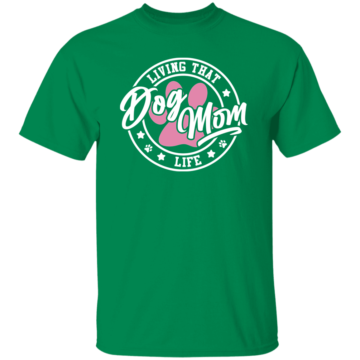 Living That Dog Mom Life Short Sleeve T Shirt - Spoiled Rotten Pup