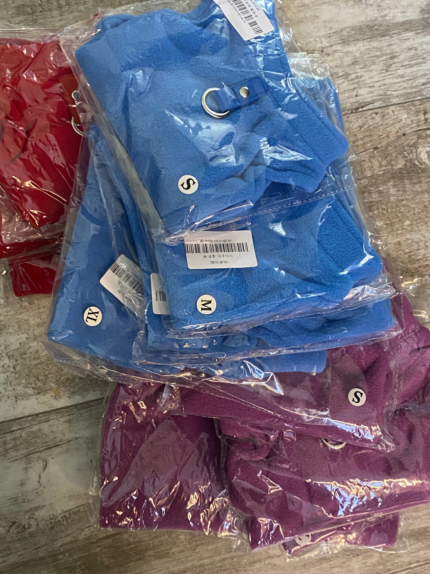 Soft Fleece Vest for Small Dog with Harness Leash Ring - Spoiled Rotten Pup