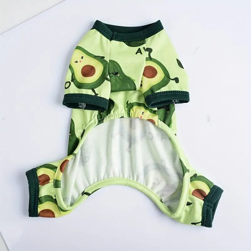 Avocado Cotton Dog Pajamas - Spoiled Rotten Pup