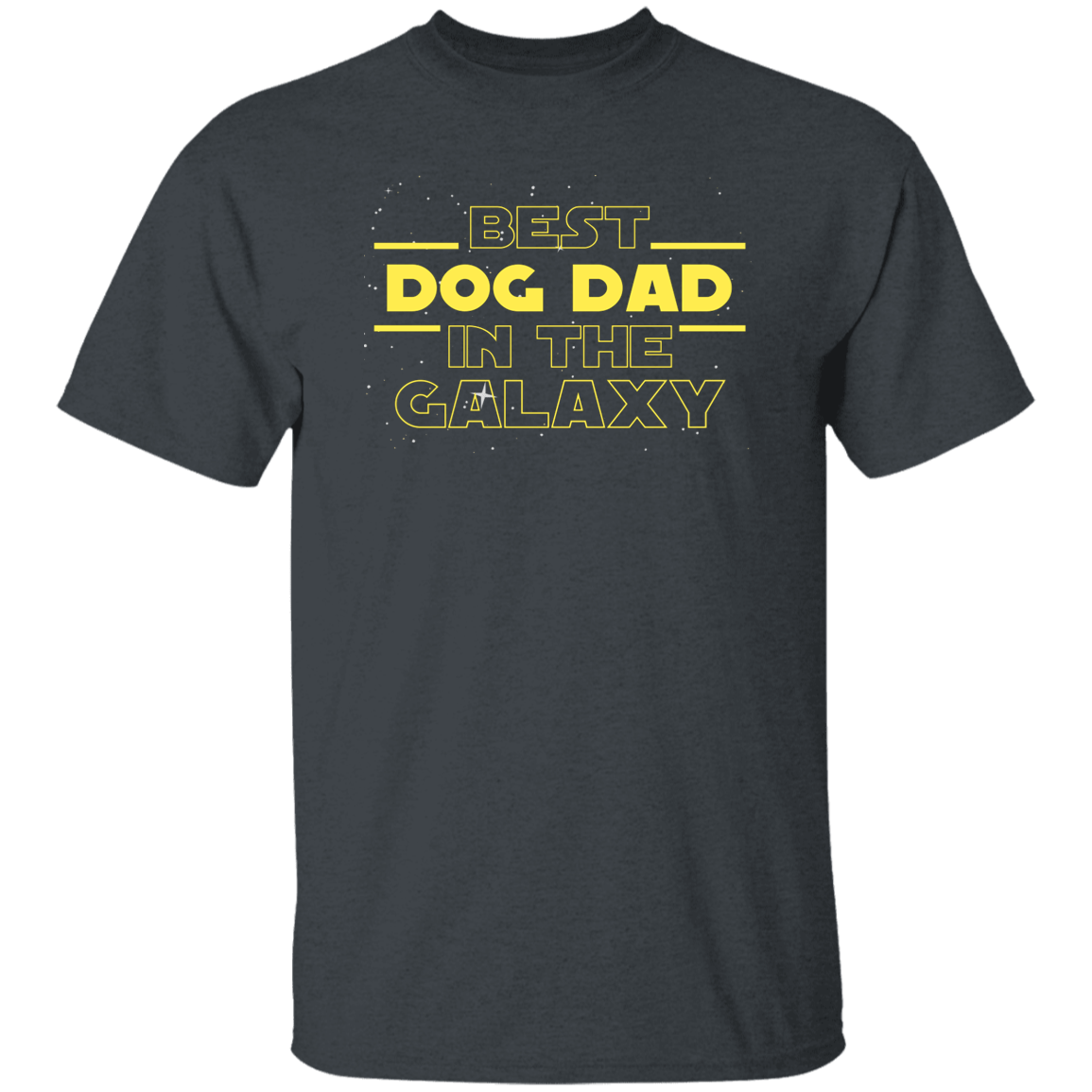 Best Dog Dad in the Galaxy 5.3 oz. T-Shirt - Spoiled Rotten Pup
