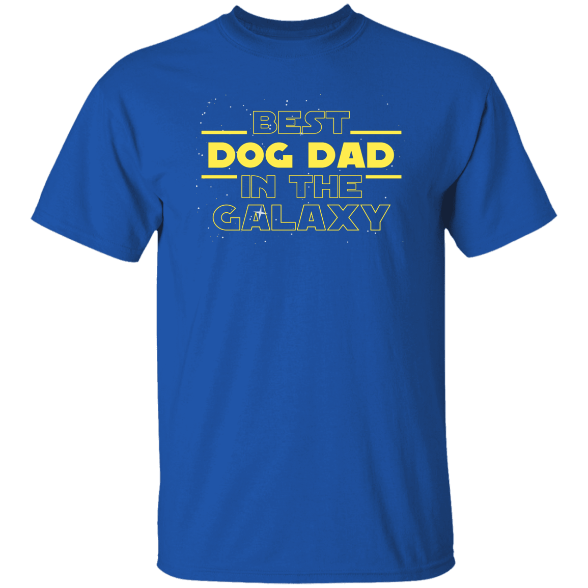 Best Dog Dad in the Galaxy 5.3 oz. T-Shirt - Spoiled Rotten Pup