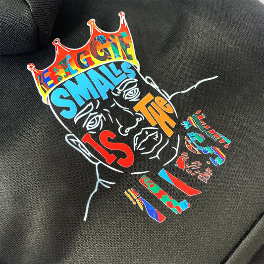 Biggie Smalls Is The Illest Black Dog Hoodie - Spoiled Rotten Pup