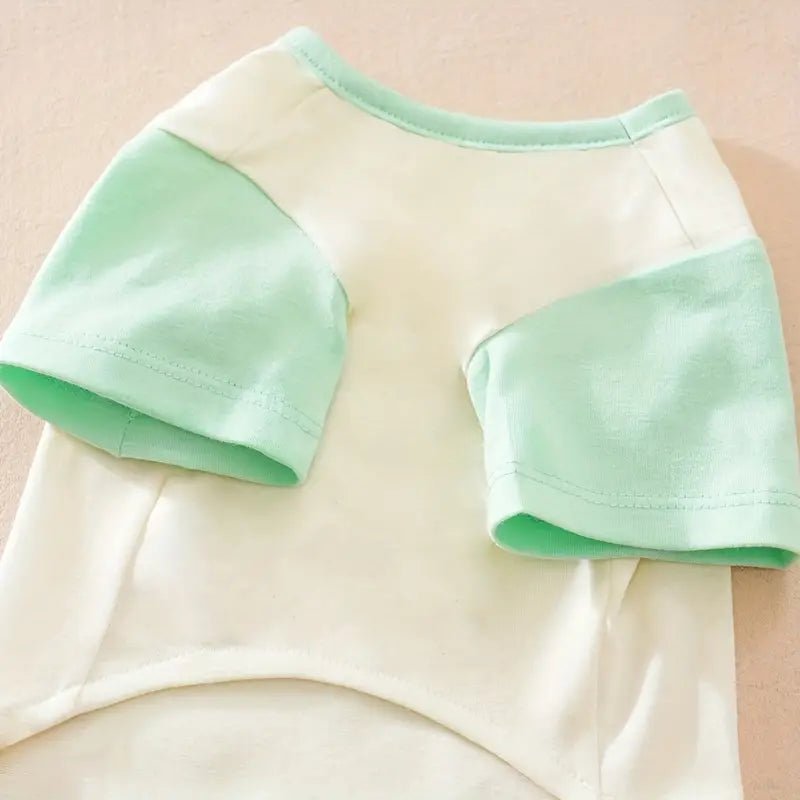 Dinosaur Cartoon Graphic Dog T Shirt - Spoiled Rotten Pup