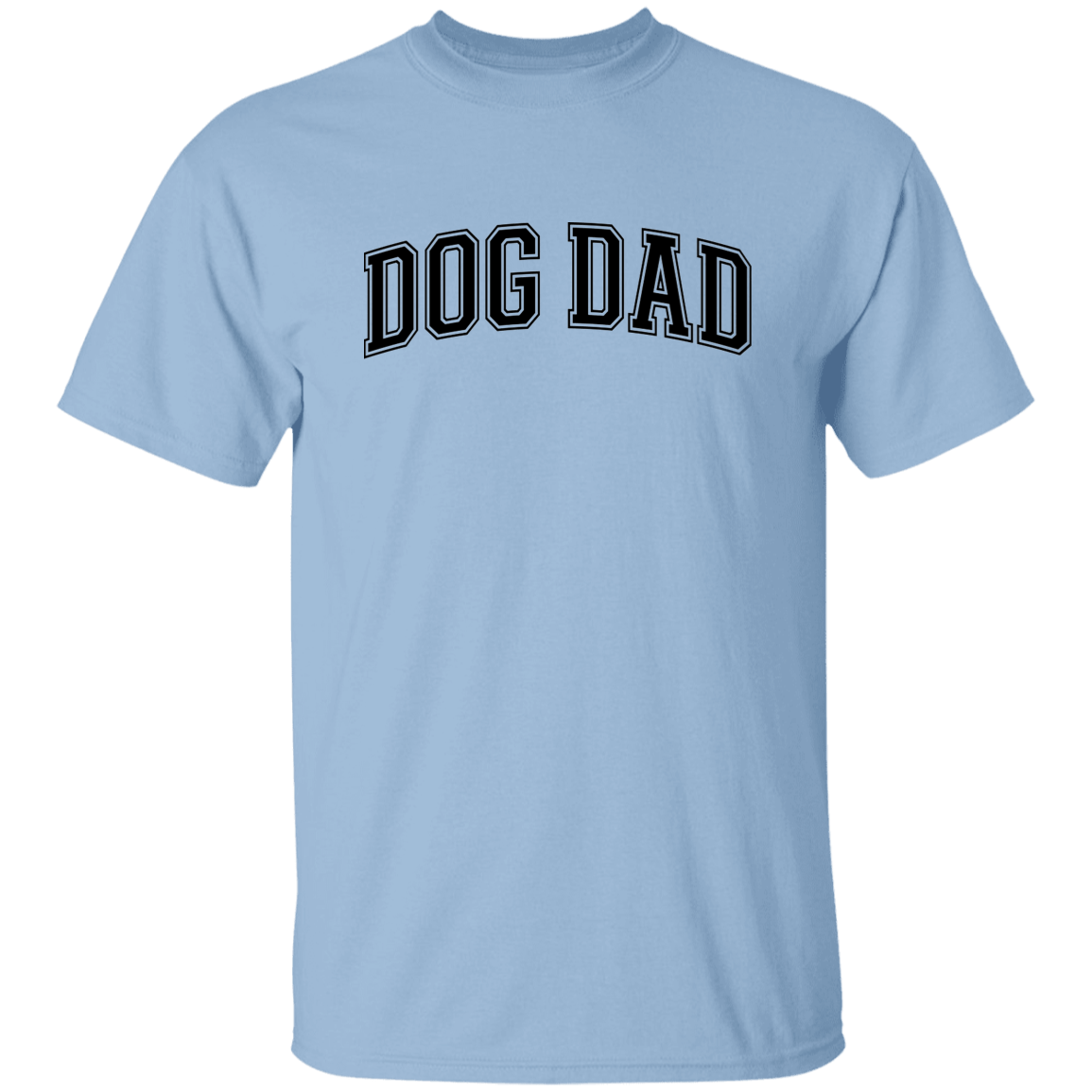Dog Dad w/ black lettering 5.3 oz. T-Shirt - Spoiled Rotten Pup