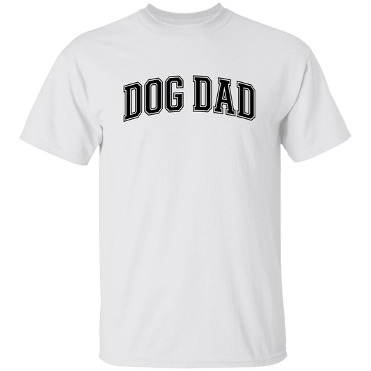 Dog Dad w/ black lettering 5.3 oz. T-Shirt - Spoiled Rotten Pup