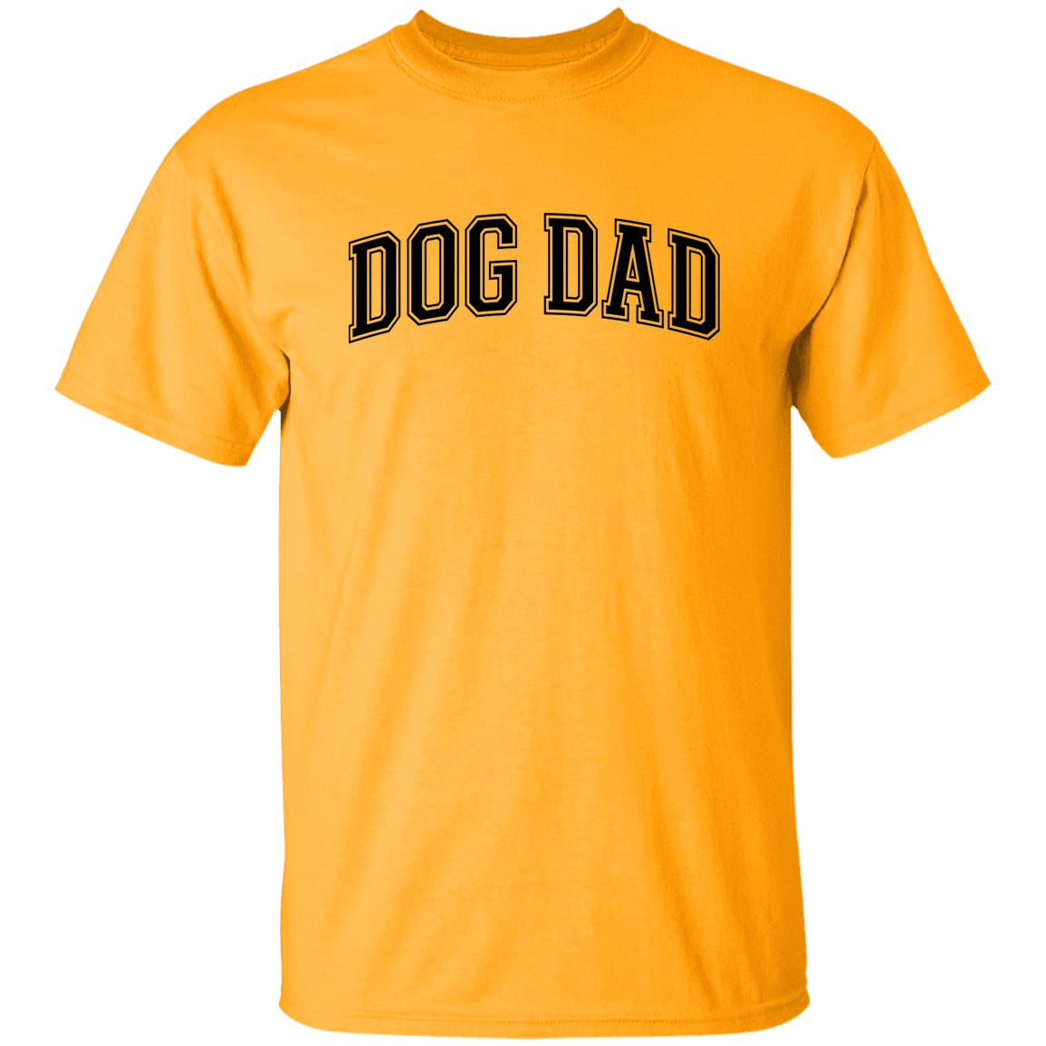 Dog Dad w/ black lettering 5.3 oz. T-Shirt - Spoiled Rotten Pup