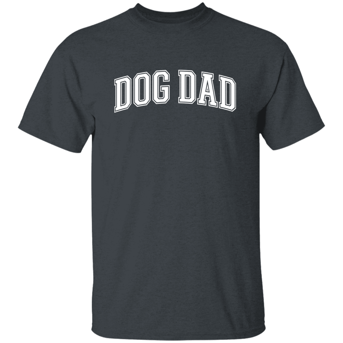 Dog Dad w/ white lettering 5.3 oz. T-Shirt - Spoiled Rotten Pup