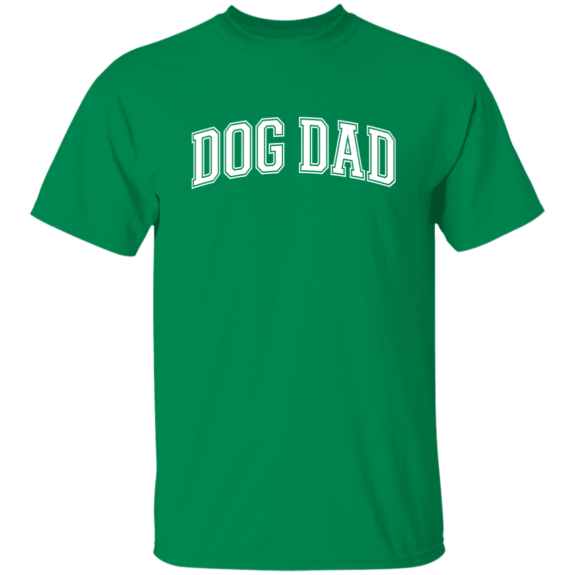 Dog Dad w/ white lettering 5.3 oz. T-Shirt - Spoiled Rotten Pup