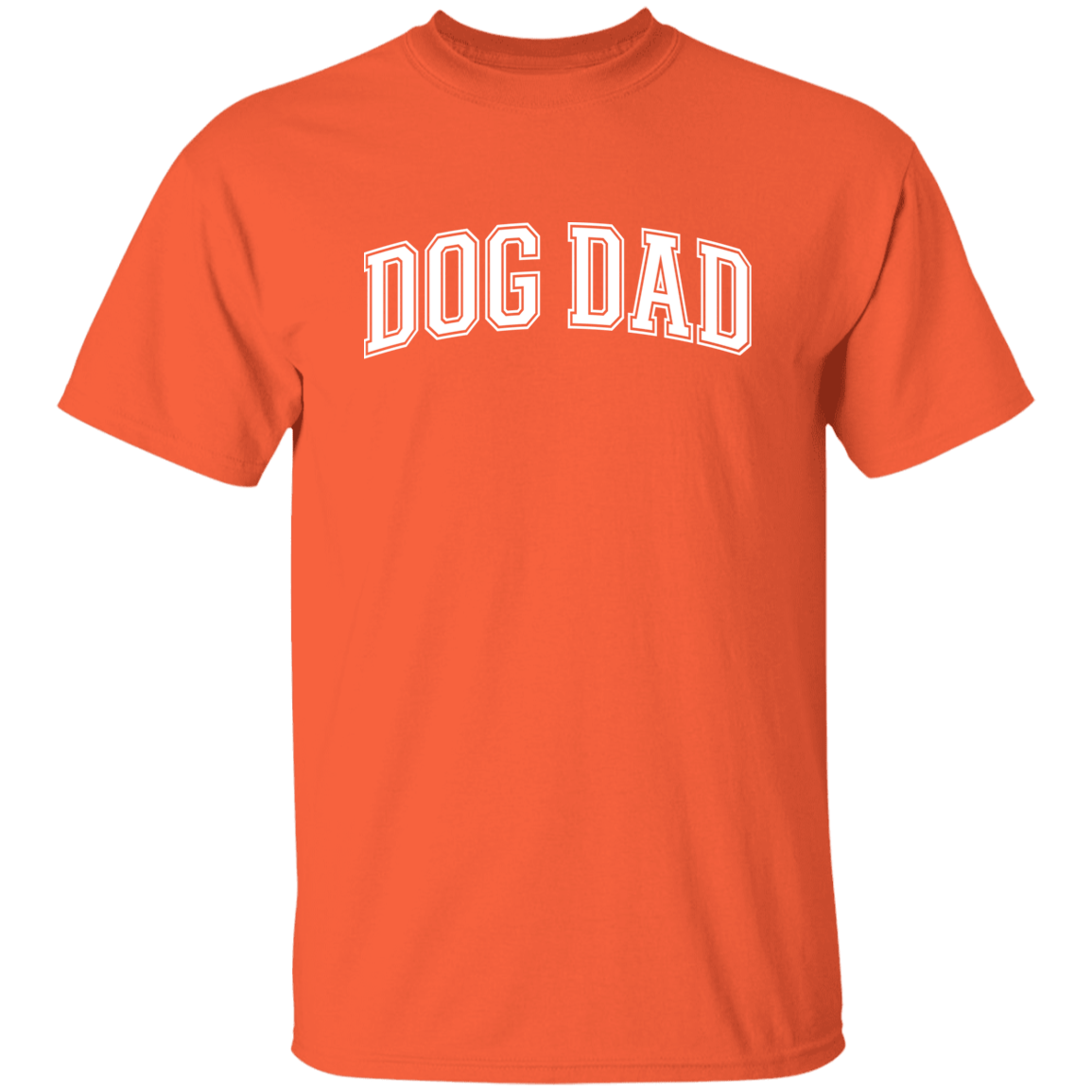 Dog Dad w/ white lettering 5.3 oz. T-Shirt - Spoiled Rotten Pup