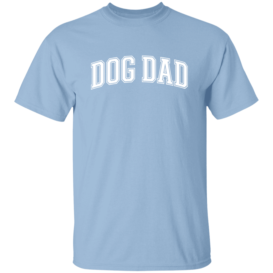 Dog Dad w/ white lettering 5.3 oz. T-Shirt - Spoiled Rotten Pup