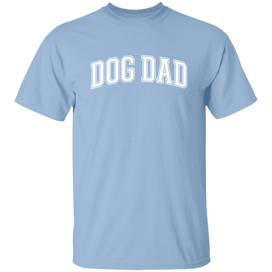 Dog Dad w/ white lettering 5.3 oz. T-Shirt - Spoiled Rotten Pup