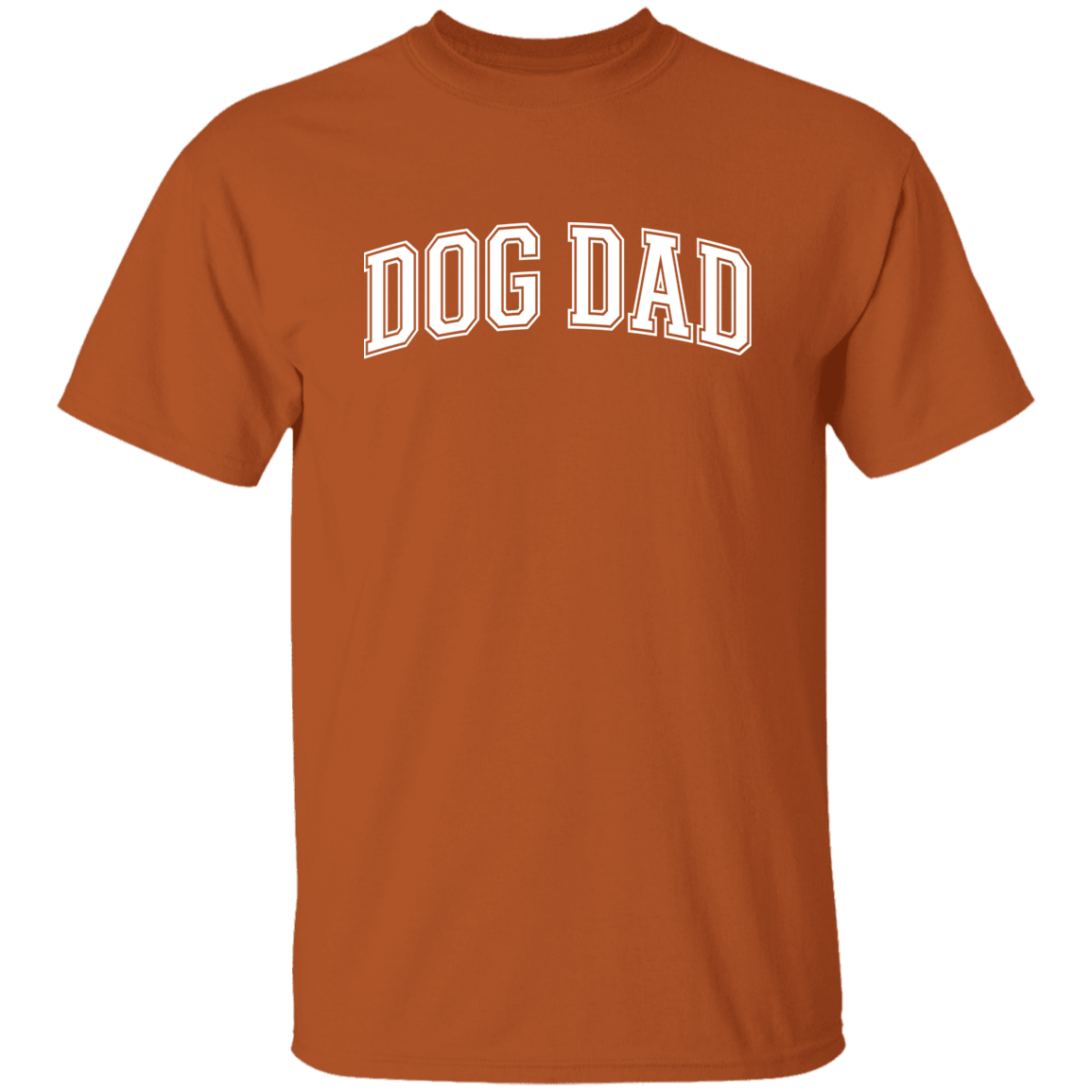 Dog Dad w/ white lettering 5.3 oz. T-Shirt - Spoiled Rotten Pup