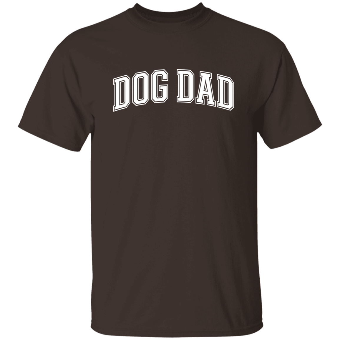 Dog Dad w/ white lettering 5.3 oz. T-Shirt - Spoiled Rotten Pup