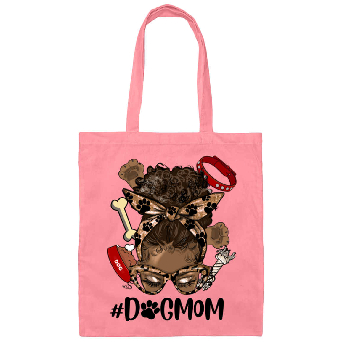 #DOGMOM Sista Canvas Tote Bag - Spoiled Rotten Pup