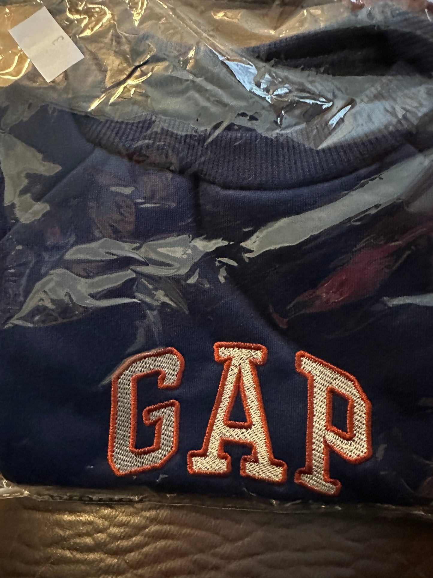 Fleece Crew Embroidered Dog Sweatshirt GAP Inspired - Spoiled Rotten Pup