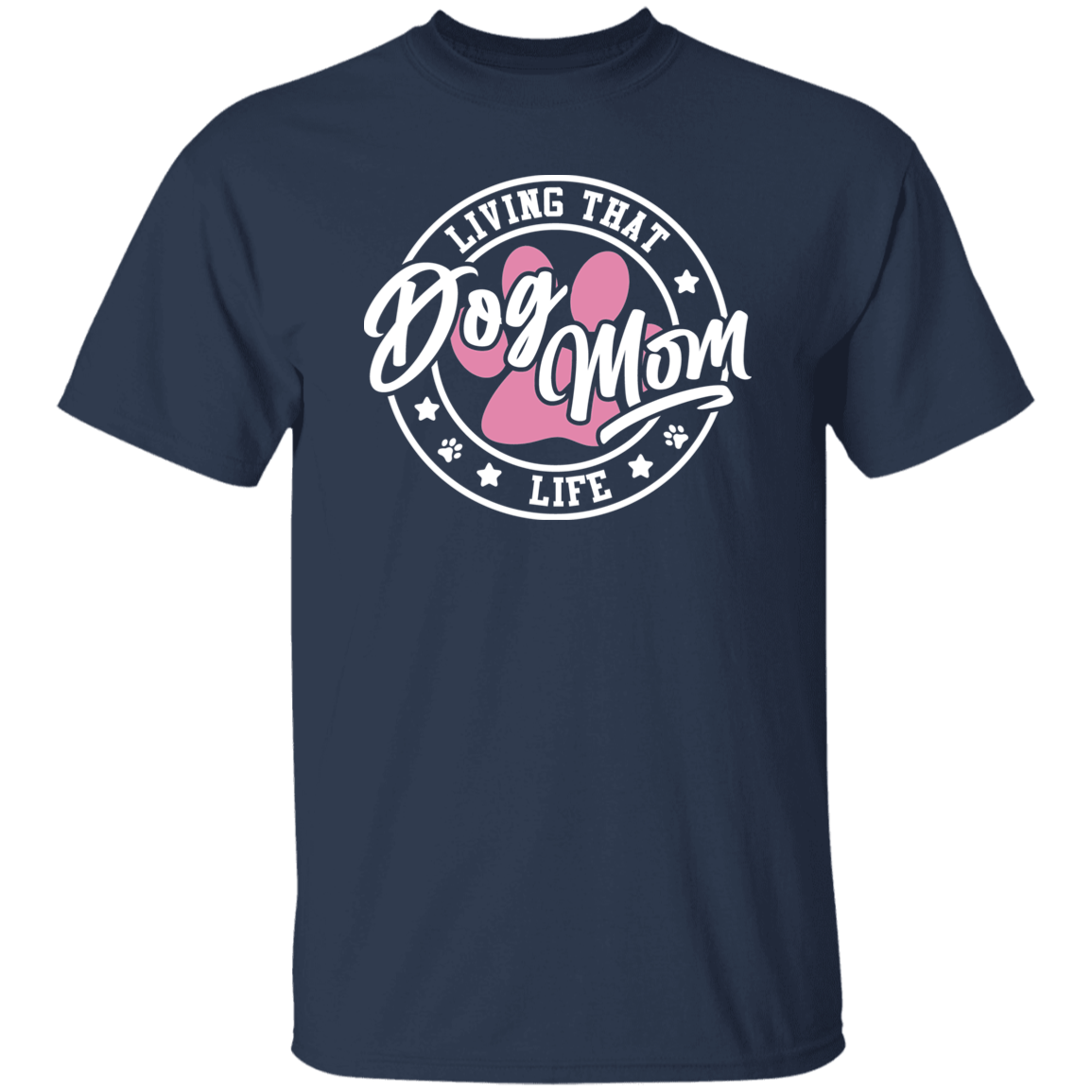 Living That Dog Mom Life Short Sleeve T Shirt - Spoiled Rotten Pup