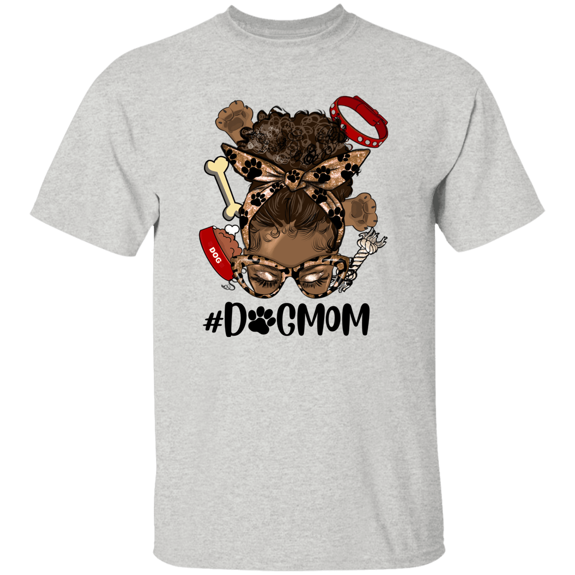 Mom Dog Mom Short Sleeve T for the Sistas - Spoiled Rotten Pup