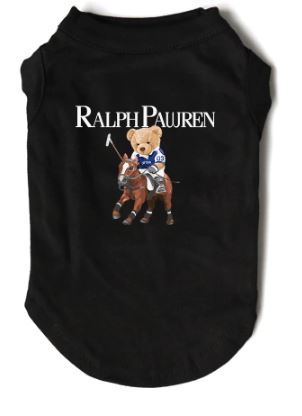 Ralph Pawren (Polo Inspired) Black Dog Tank Top - Spoiled Rotten Pup