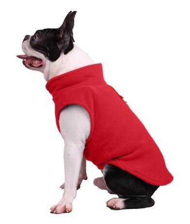 Soft Fleece Vest for Small Dog with Harness Leash Ring - Spoiled Rotten Pup