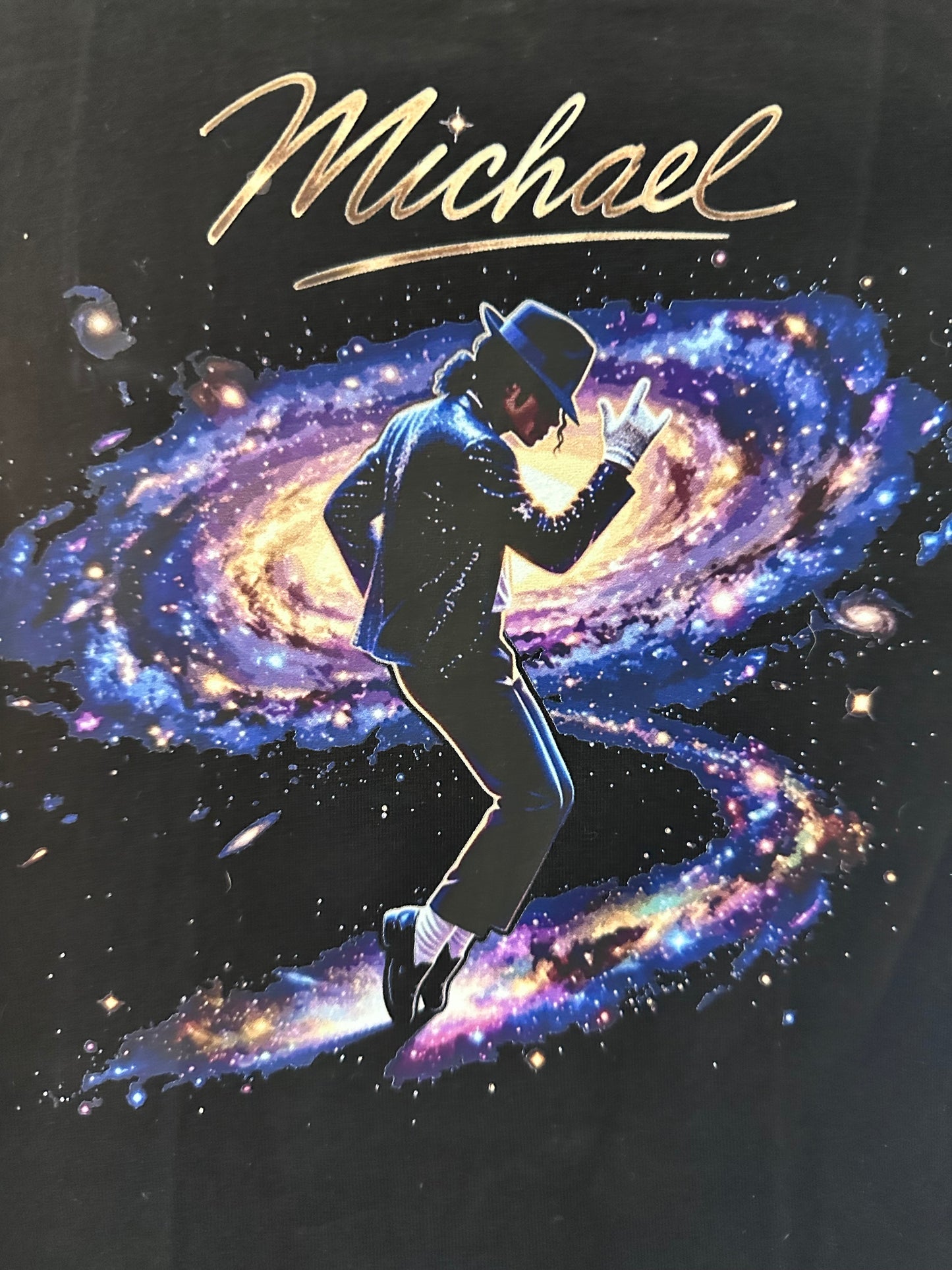 Michael Jackson Dog T Shirt(Galaxy Design)