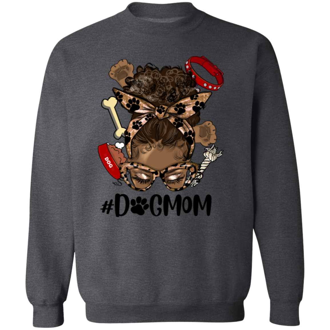 Sista Messy Bun Dog Mom Hoodie or Sweatshirt