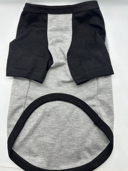 Sanford & Son Gray & Black Raglan Dog TShirt
