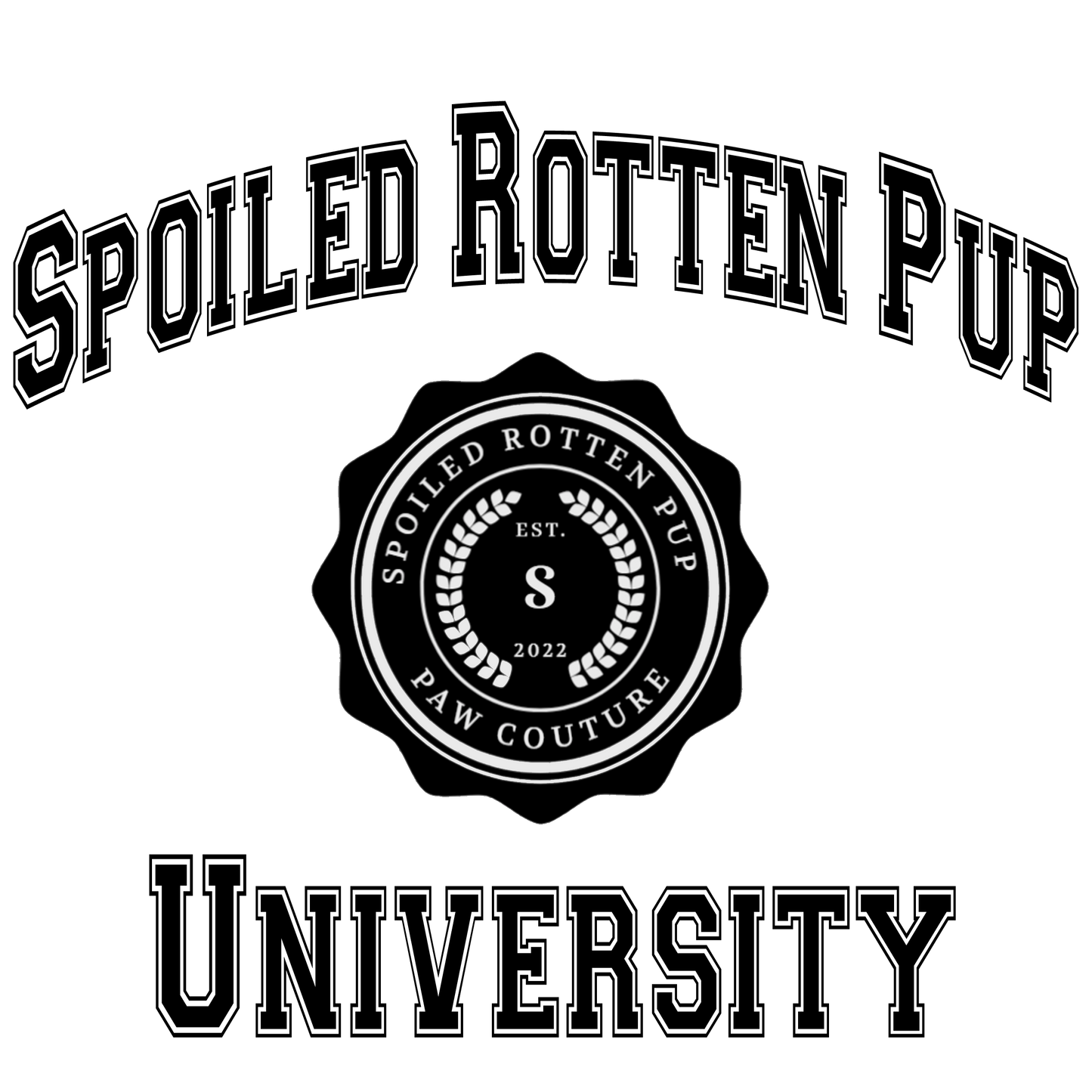 SRPU Crewneck Pullover Hoodie(black or white design)