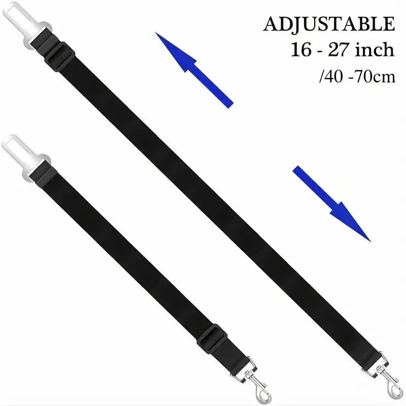 Dog Nylon Seatbelt Attachment Lead Leash - Spoiled Rotten Pup