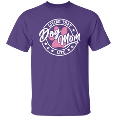 Living That Dog Mom Life Short Sleeve T Shirt - Spoiled Rotten Pup