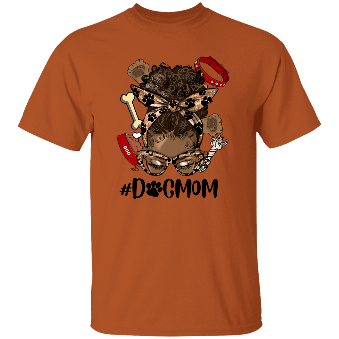 Mom Dog Mom Short Sleeve T for the Sistas - Spoiled Rotten Pup