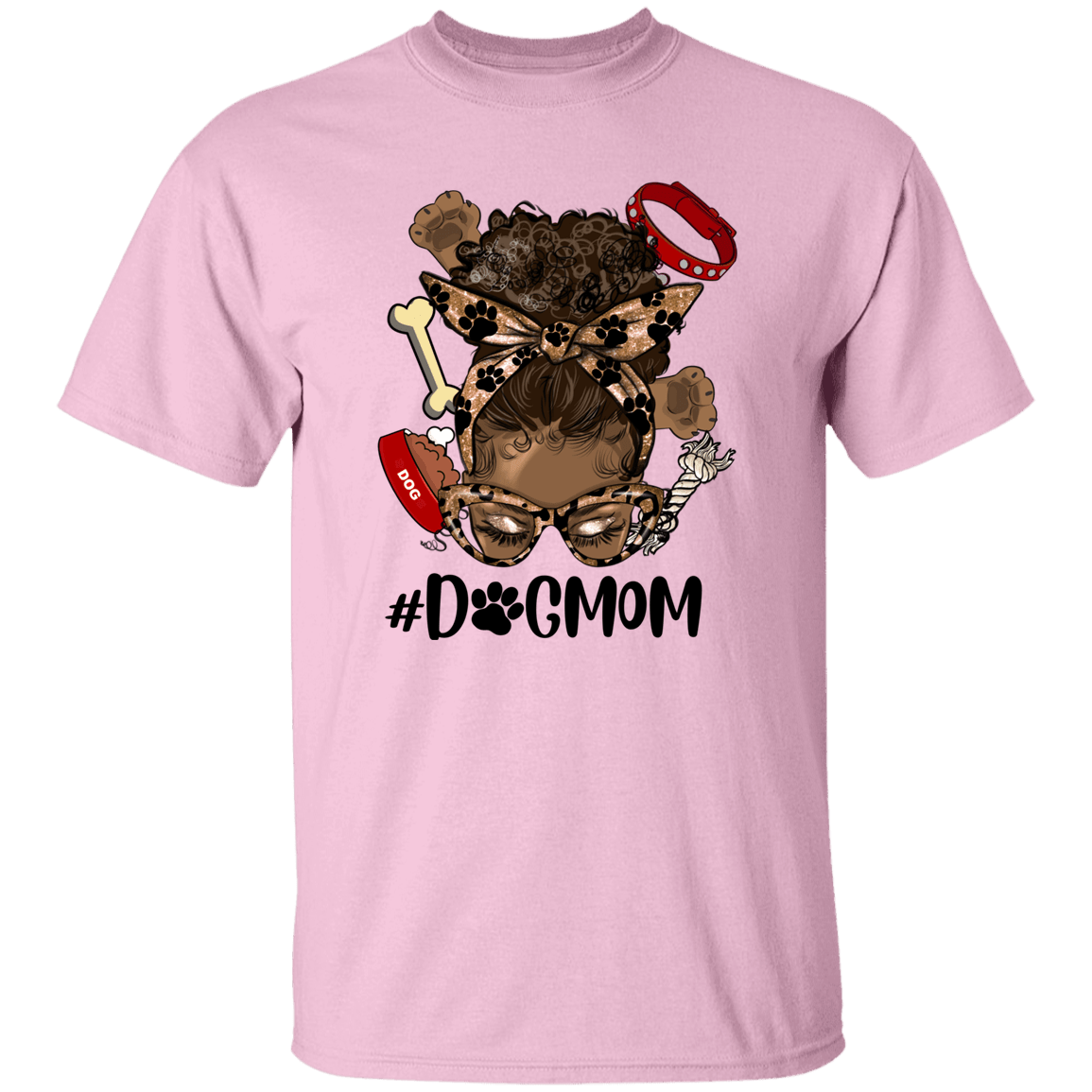 Mom Dog Mom Short Sleeve T for the Sistas - Spoiled Rotten Pup