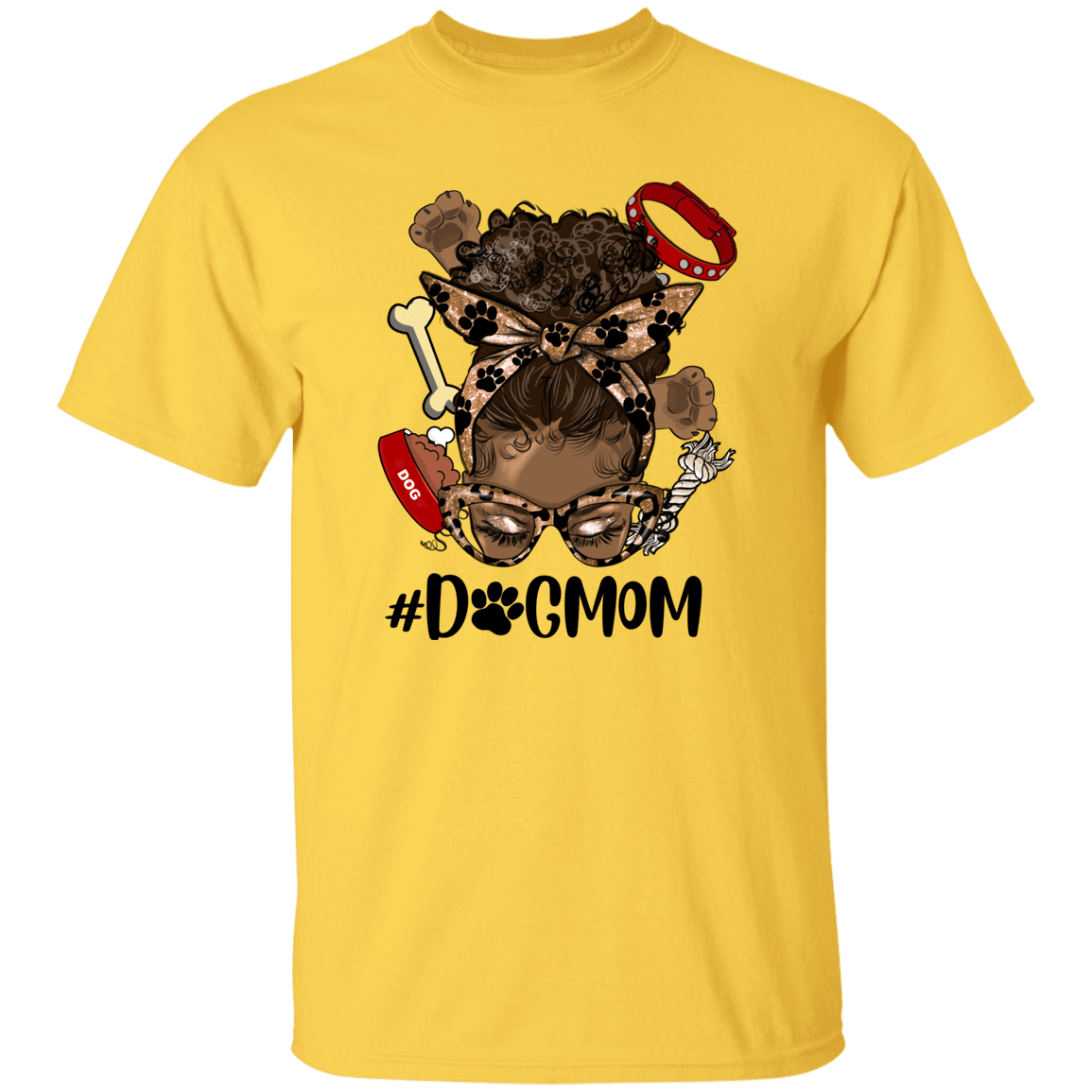 Mom Dog Mom Short Sleeve T for the Sistas - Spoiled Rotten Pup