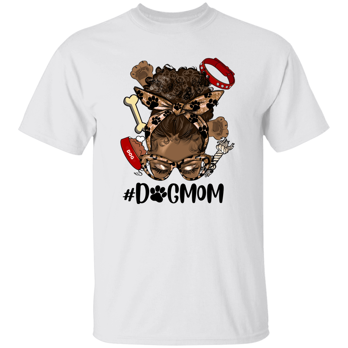 Mom Dog Mom Short Sleeve T for the Sistas - Spoiled Rotten Pup