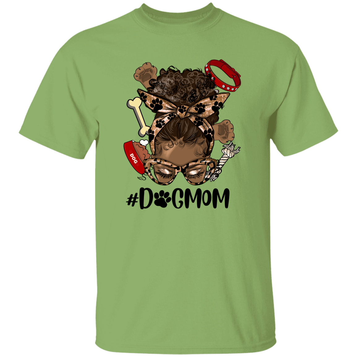 Mom Dog Mom Short Sleeve T for the Sistas - Spoiled Rotten Pup