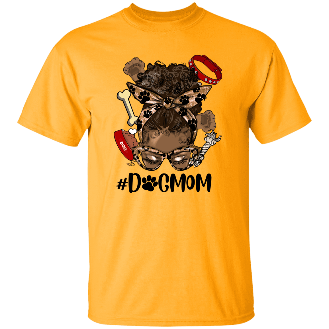 Mom Dog Mom Short Sleeve T for the Sistas - Spoiled Rotten Pup