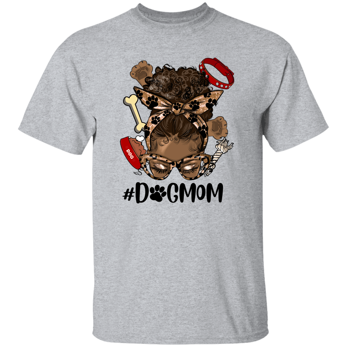 Mom Dog Mom Short Sleeve T for the Sistas - Spoiled Rotten Pup
