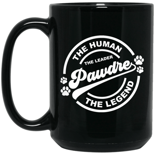 Pawdre 15 oz. Black Mug - Spoiled Rotten Pup